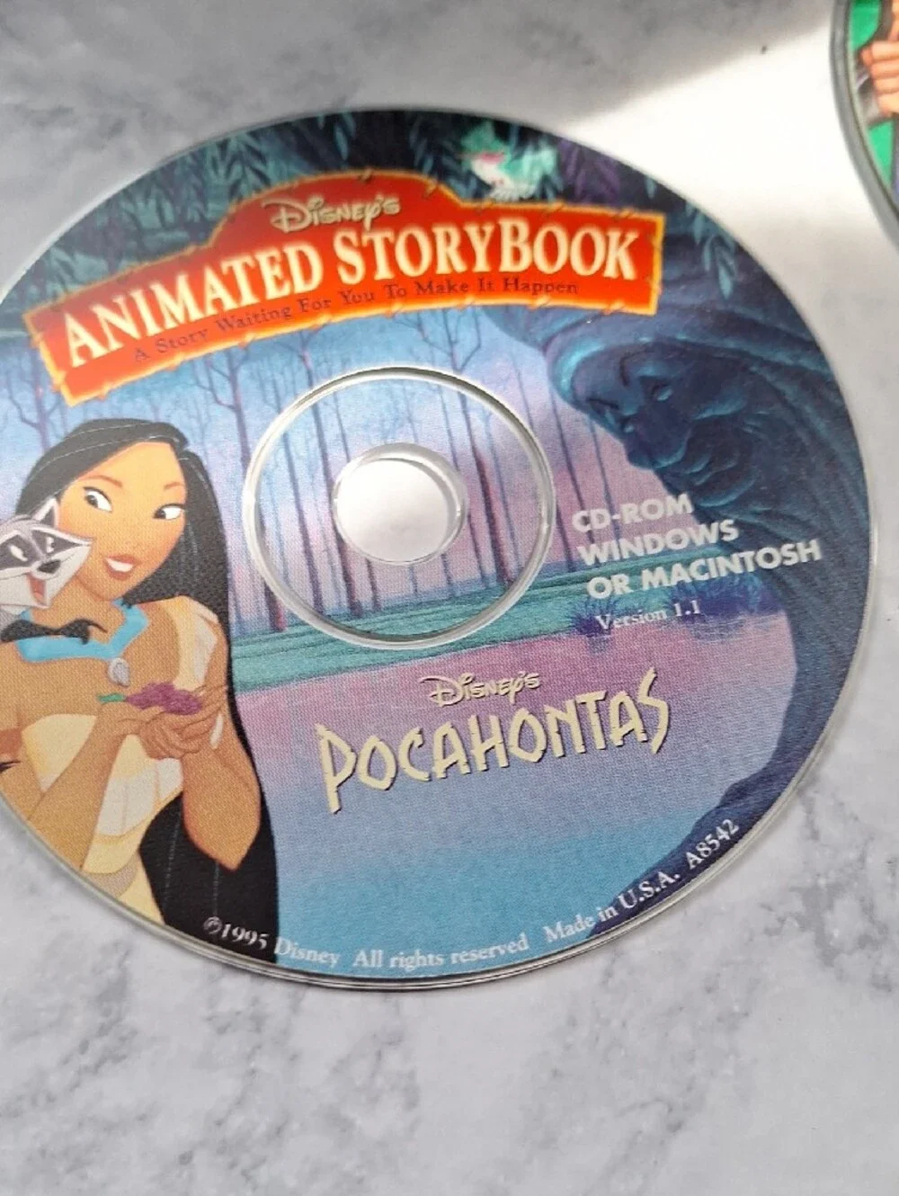 Disney Pocahontas & Lion King CD-ROMs - 1995 Originals